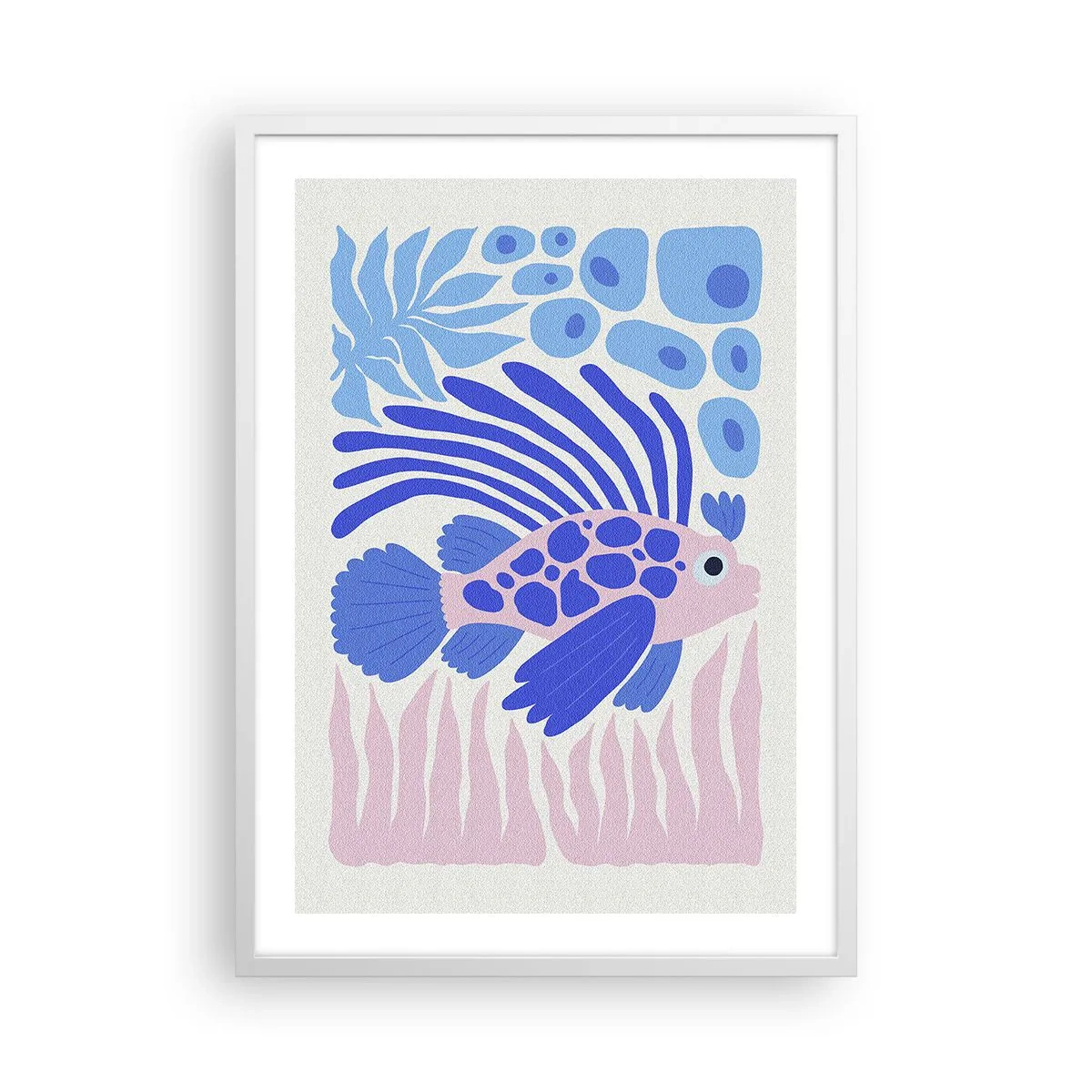 Poster în ramă albă - Eliberat - 50x70 cm