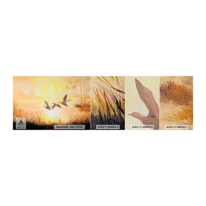 Mostră tapet Premium Canvas - Începutul unei lungi călătorii - Natură, Rata salbatica, Peisaj - 100x30 cm