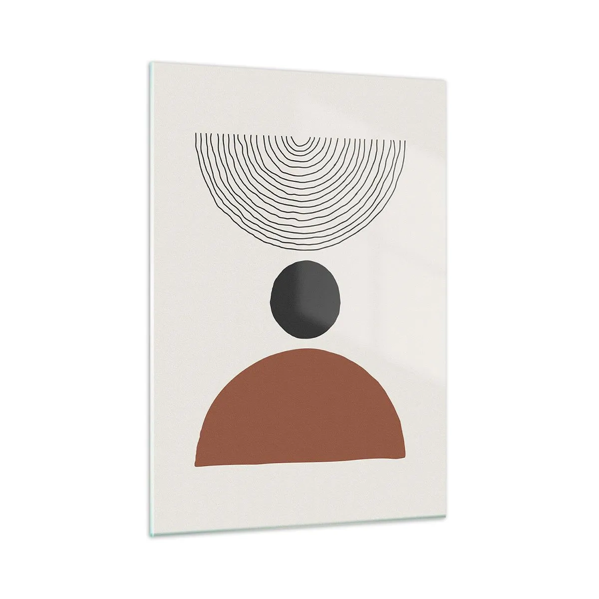 Tablou pe sticlă - În centrul atenției - 50x70 cm