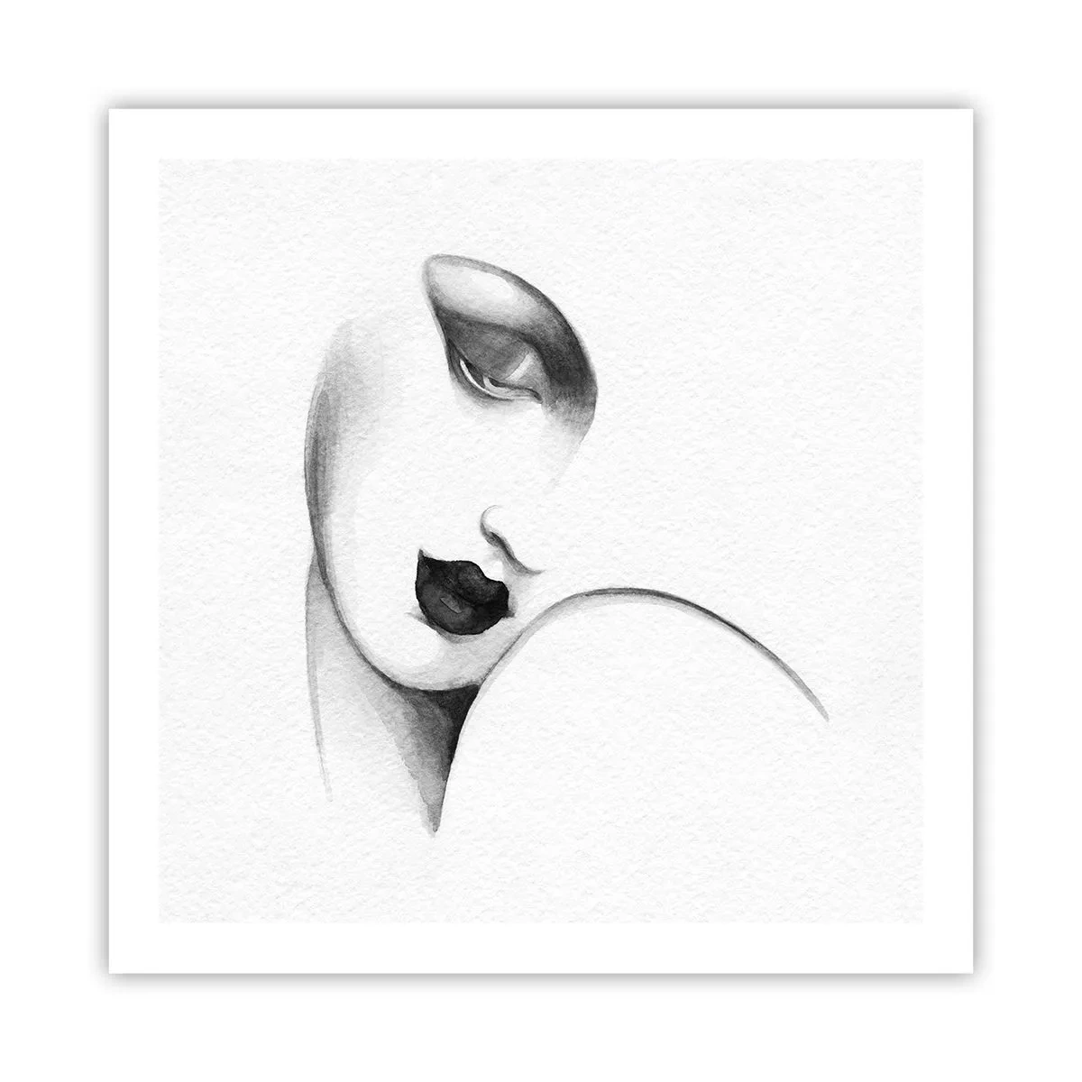 Poster - În stilul Lempickei - 60x60 cm