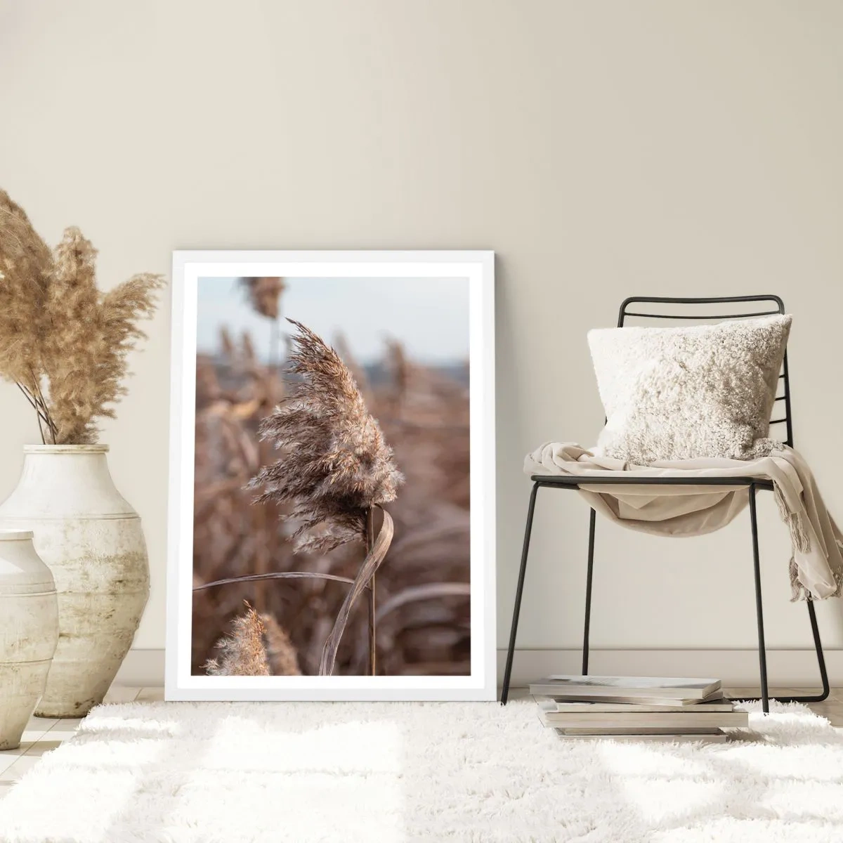 Poster în ramă albă - E timpul să zbori cu vântul - 40x50 cm