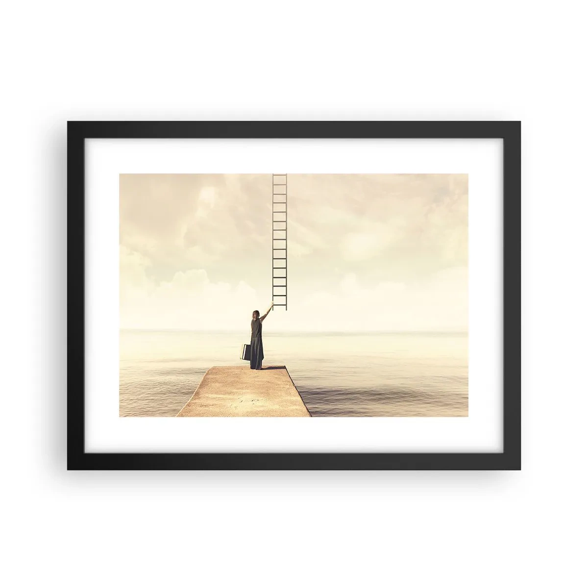 Poster în ramă neagră - O călătorie conceptuală - 40x30 cm