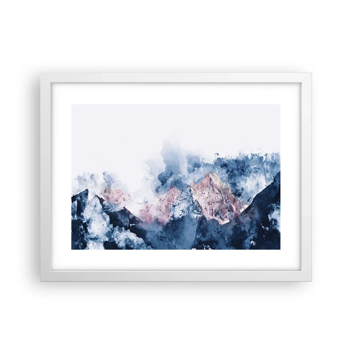 Poster în ramă albă - Acestea sunt vârfurile! - 40x30 cm