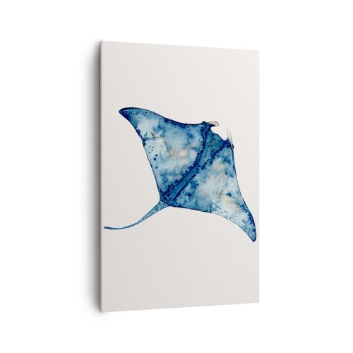 Tablou pe pânză - Viața în albastru - 80x120 cm