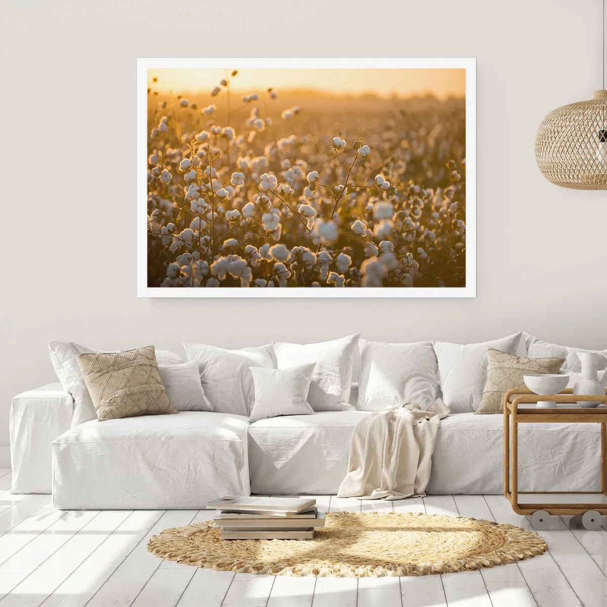 Poster - Câmp pufos - 40x30 cm