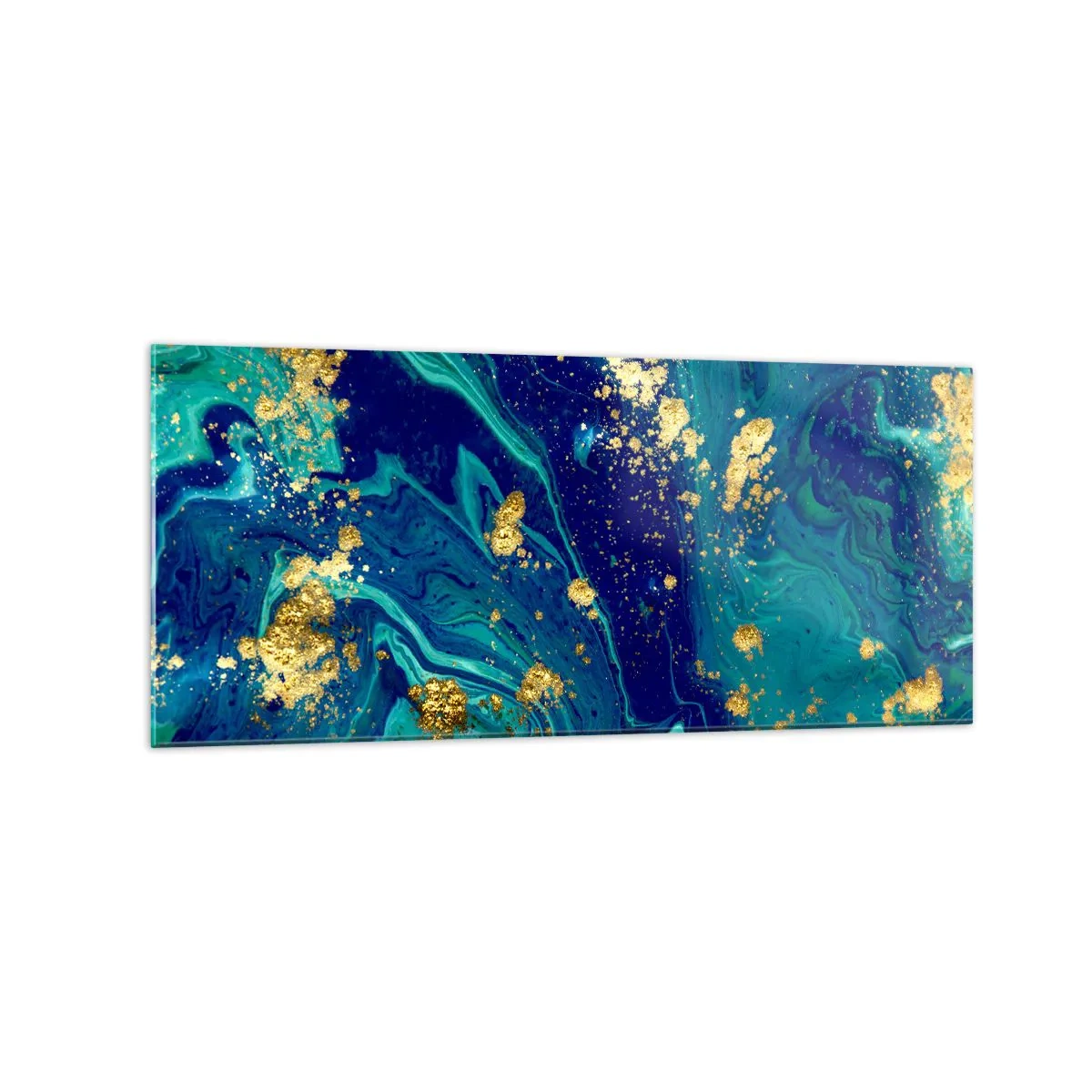 Tablou pe sticlă - Petale de soare  - 120x50 cm