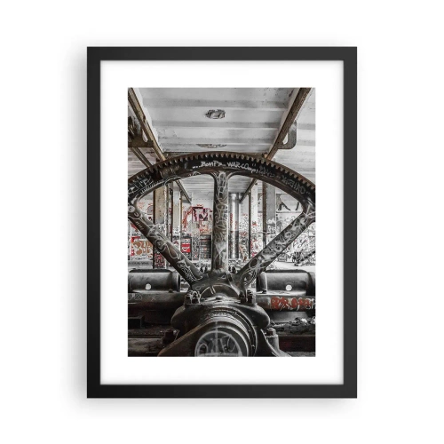 Poster în ramă neagră - Viața secretă a unei fabrici - 30x40 cm