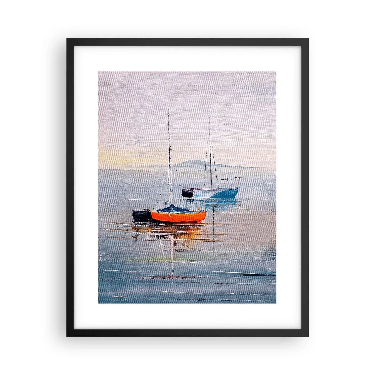 Poster în ramă neagră - O odihnă binemeritată - 40x50 cm