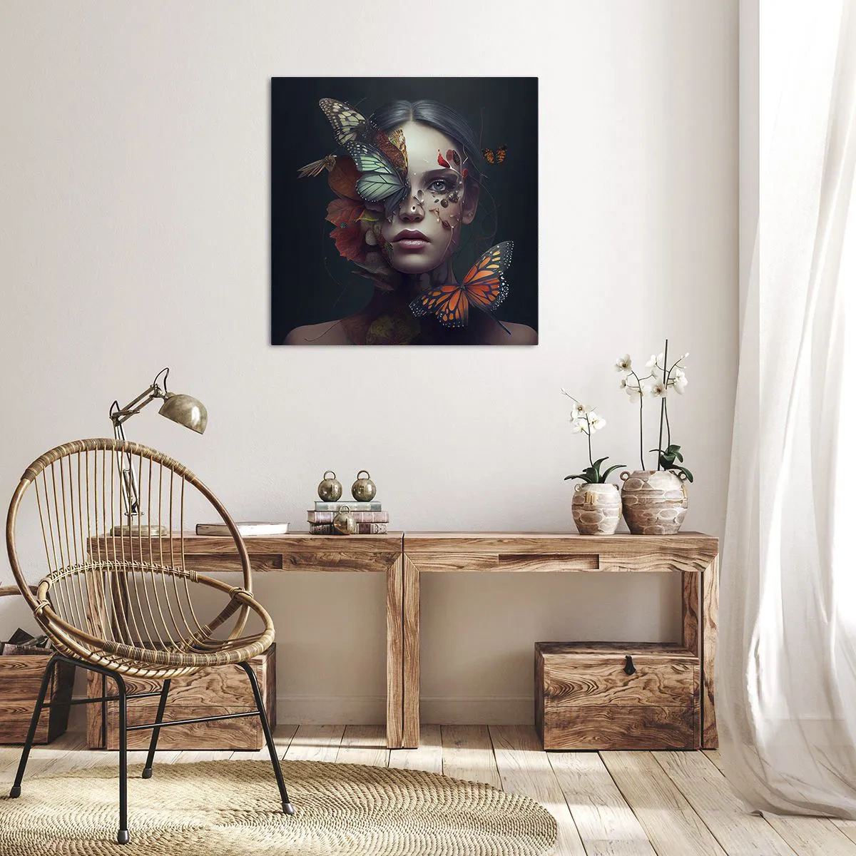 Tablou pe pânză - Transformare minunată - 30x30 cm