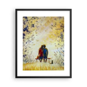 Poster în ramă neagră - Un moment magic - 40x50 cm