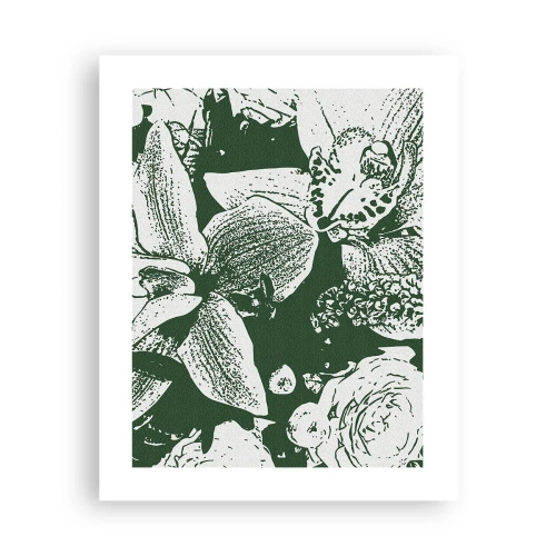 Poster - Buchet - o lume de verde - 40x50 cm