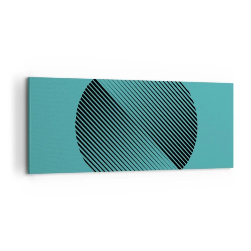 Tablou pe pânză - Cercul - o variație geometrică - 120x50 cm