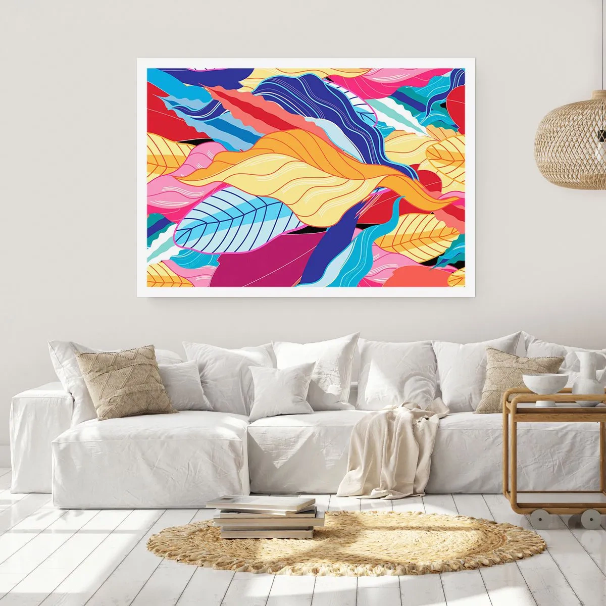 Poster - O dezordine colorată - 70x50 cm