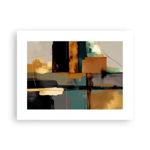 Poster - Abstracția - lumină și umbră - 40x30 cm