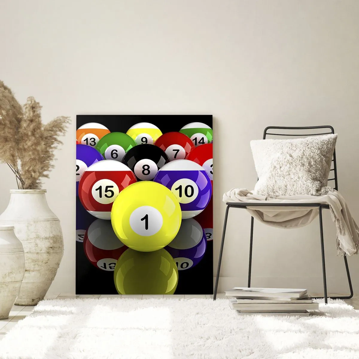 Tablou pe sticlă - Diferite culori de joc - 80x120 cm