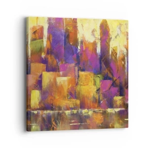 Tablou pe pânză - Compoziția metropolitană - 40x40 cm