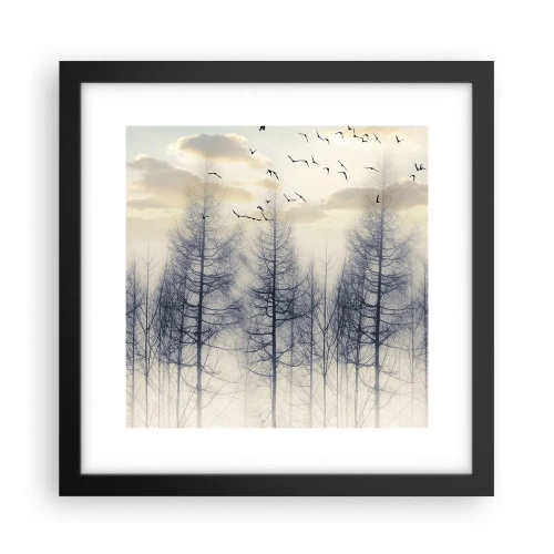 Poster în ramă neagră - Spiritele pădurii - 30x30 cm