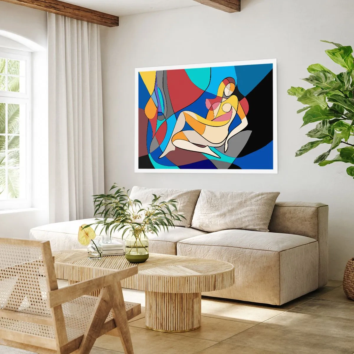Poster - Nudul cubist - 91x61 cm