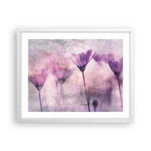 Poster în ramă albă - Un vis de flori - 50x40 cm