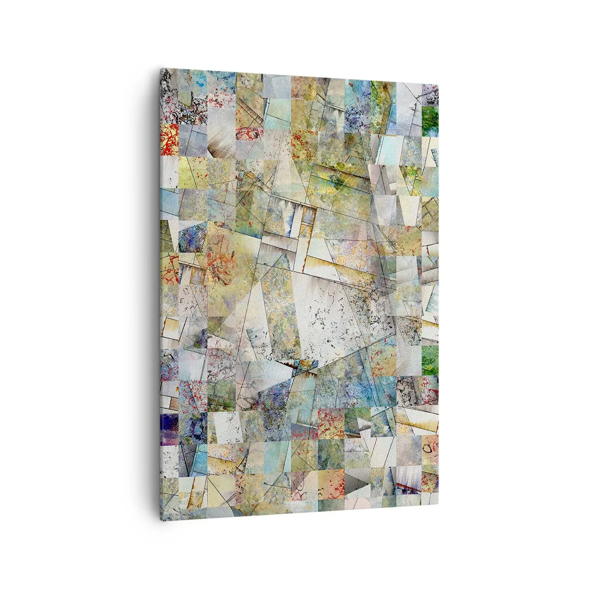 Tablou pe pânză - Remaniere geometrică - 70x100 cm