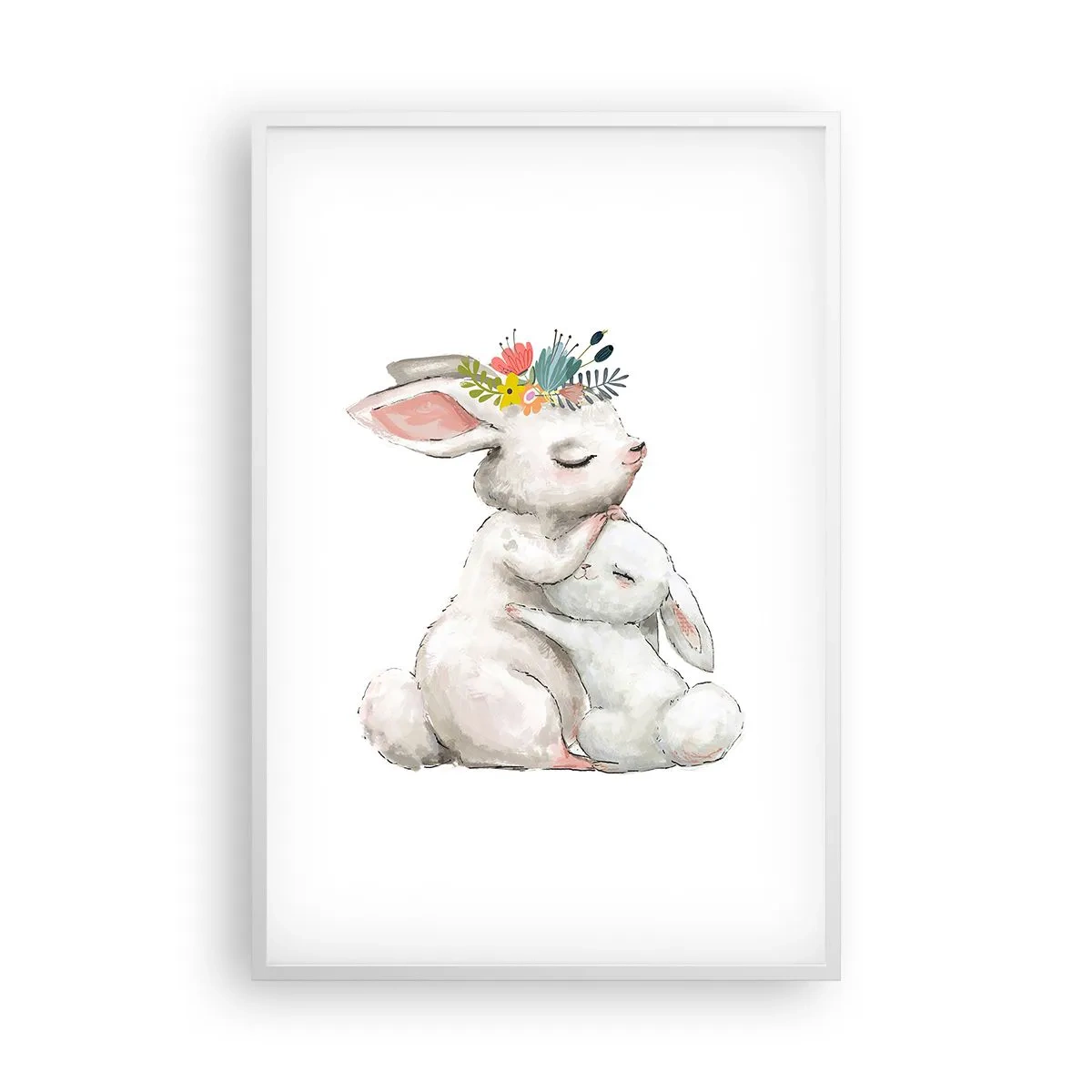 Poster în ramă albă - Ca la mama - 61x91 cm