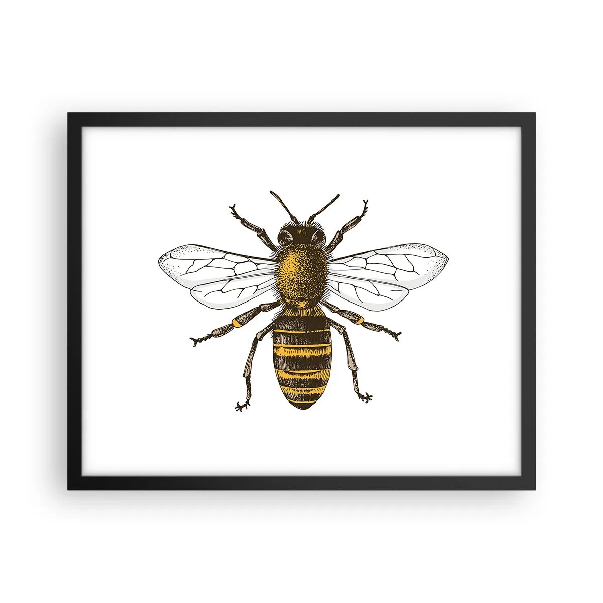 Poster în ramă neagră - Frumoasă și bună - 50x40 cm