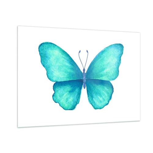 Tablou pe sticlă - Turcoaz prin natura - 100x70 cm