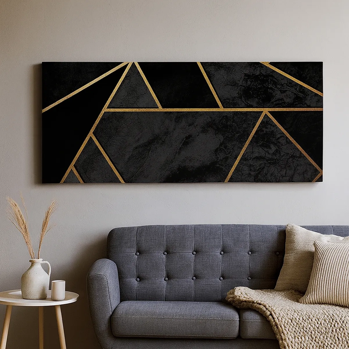 Tablou pe pânză - Întuneric și lumină - 30x30 cm