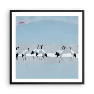 Poster în ramă neagră - După o zi fierbinte - 60x60 cm