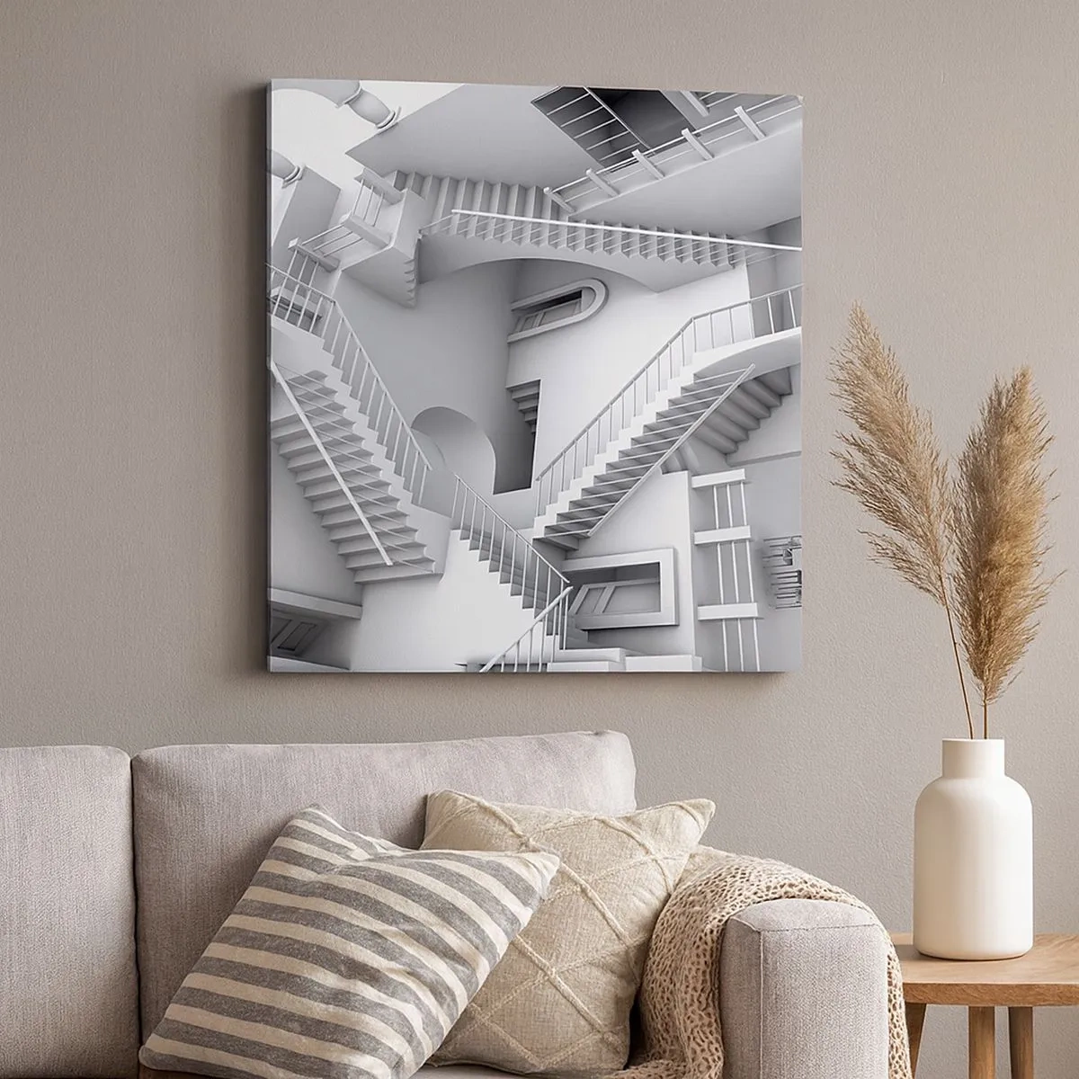 Tablou pe pânză - Paradoxurile spațiului - 30x30 cm