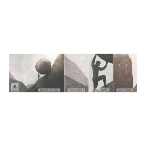 Mostră tapet autocolant Deluxe Sticker - Cred, în ciuda așteptărilor - Abstracția, Bucată, Forta - 100x30 cm