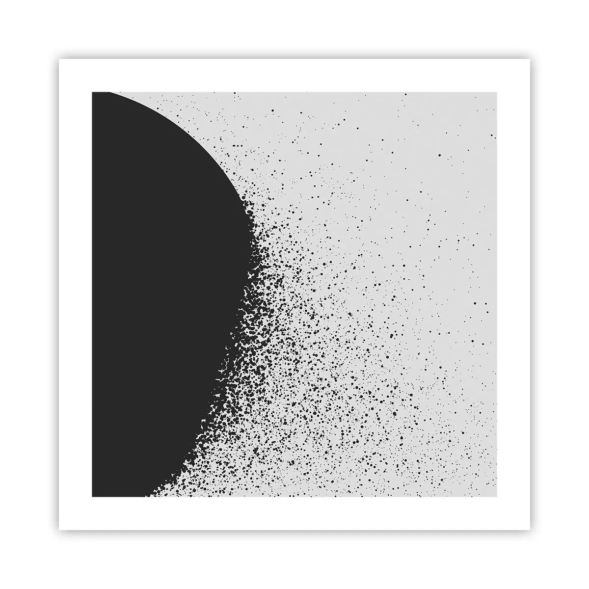 Poster - Mișcarea particulelor - 50x50 cm