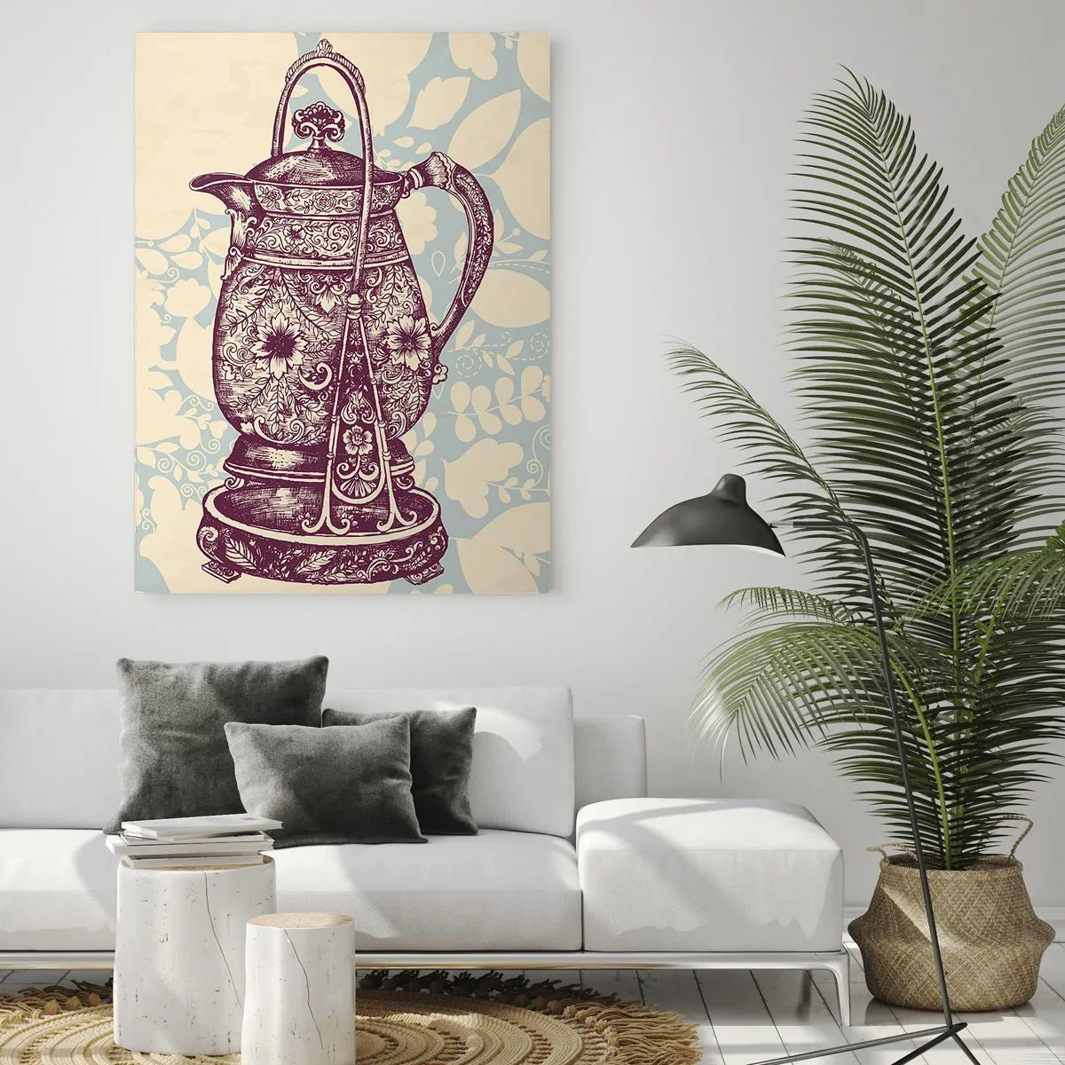 Tablou pe sticlă - Frumusețea vieții de zi cu zi - 50x70 cm