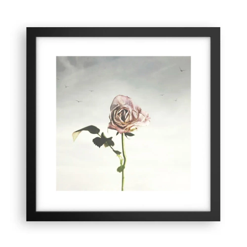 Poster în ramă neagră - Primăvara binevenită - 30x30 cm