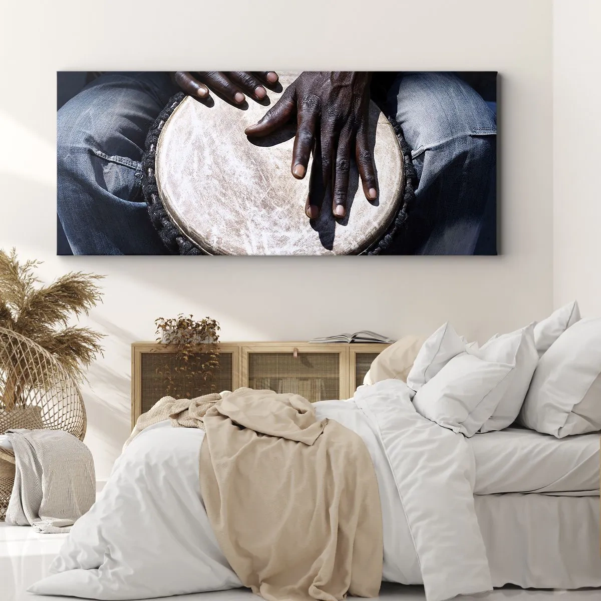 Tablou pe pânză - Trăiește în ritmul tău - 100x40 cm