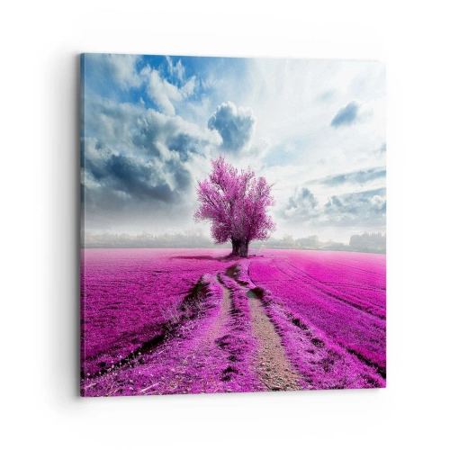 Tablou pe pânză - Câmpul cu iarbă neagră - 70x70 cm