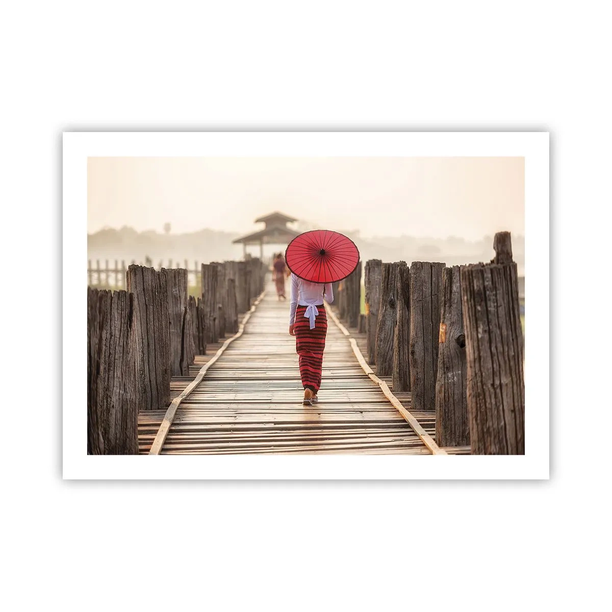 Poster - Pe podul vechi - 70x50 cm
