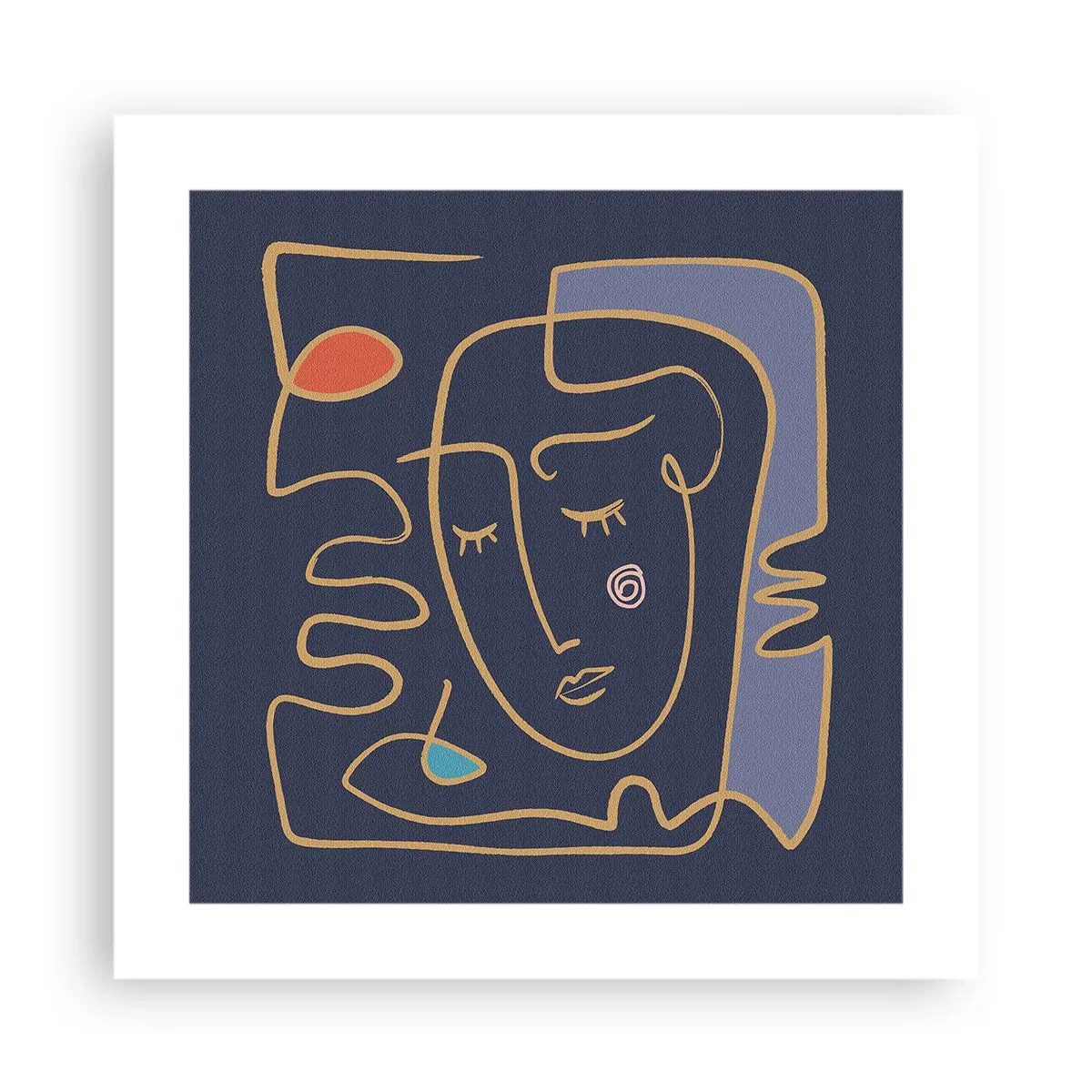 Poster - În reverie - 40x40 cm