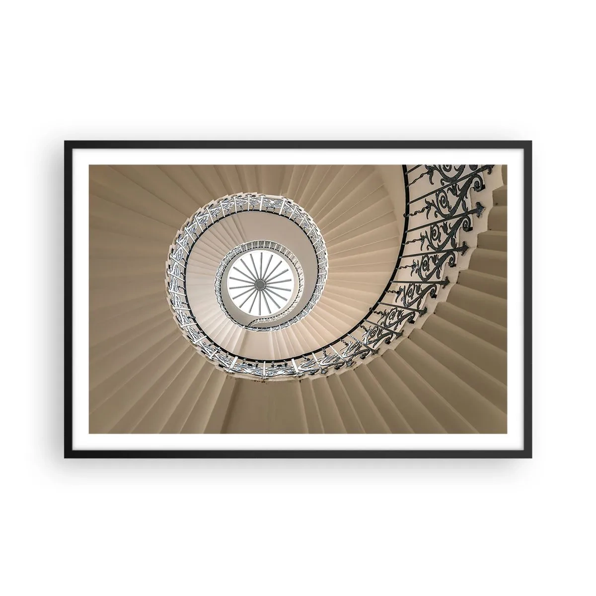 Poster în ramă neagră - În interiorul cochiliei - 91x61 cm