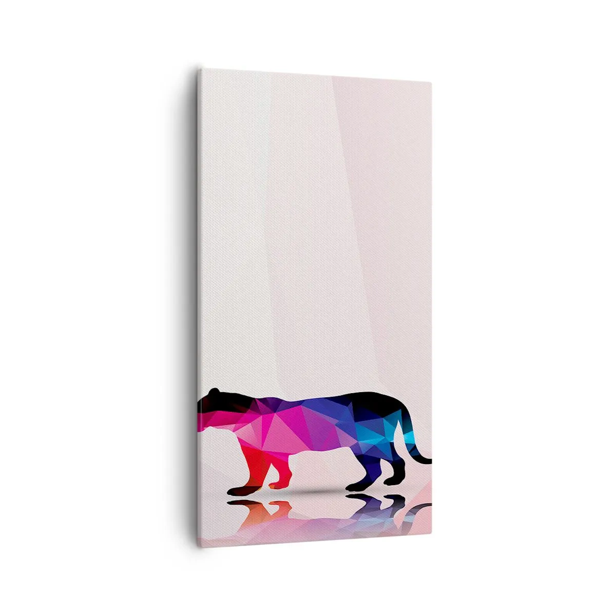 Tablou pe pânză - Pantera diamantată - 55x100 cm