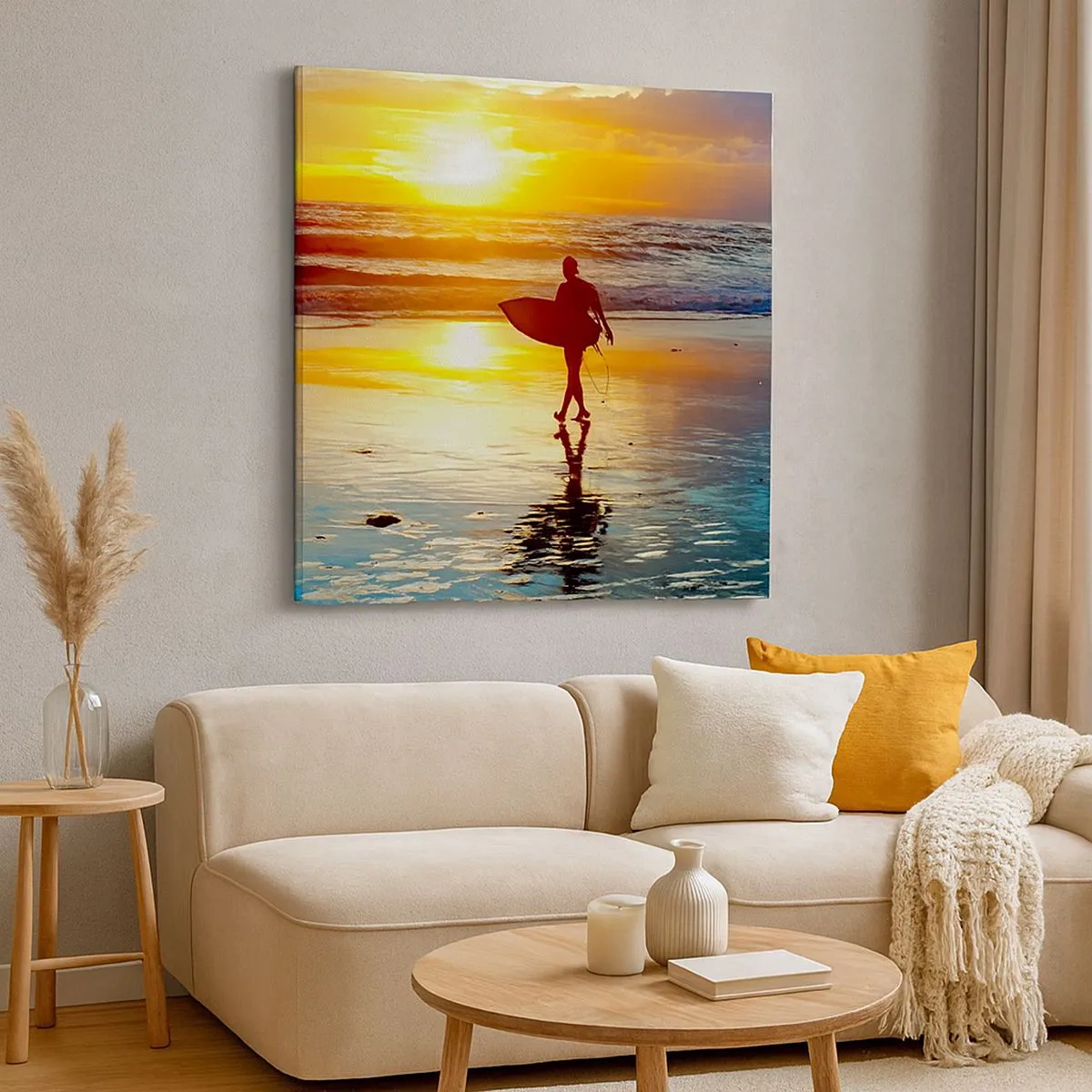 Tablou pe pânză - Întoarcerea războinicului - 30x30 cm