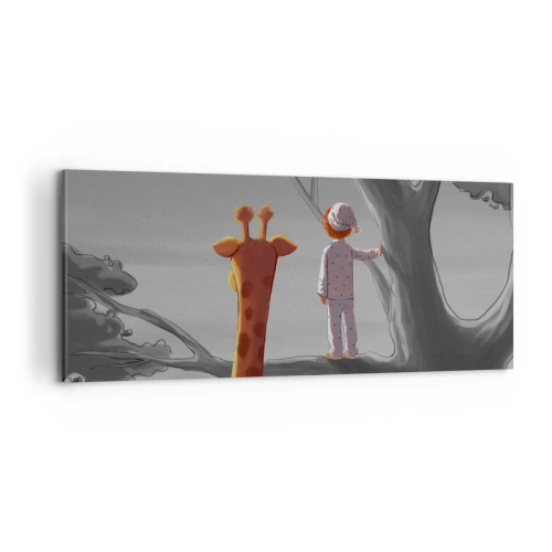 Tablou pe pânză - Acest lucru se întâmplă cu adevărat - 100x40 cm