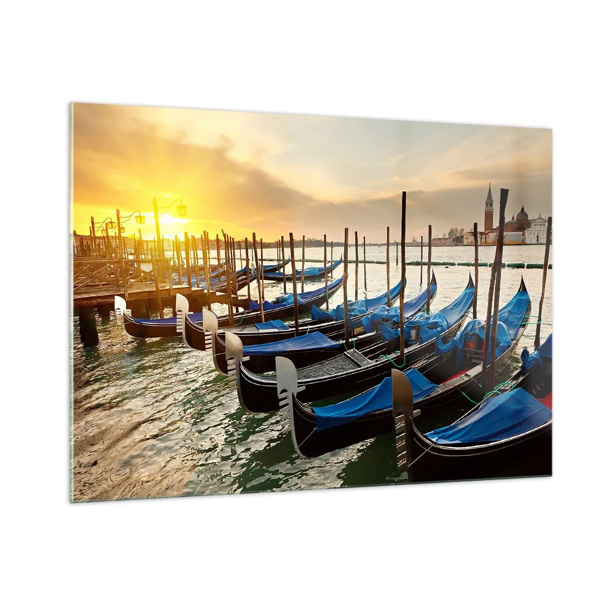 Tablou pe sticlă - Înainte de a începe agitația - 100x70 cm