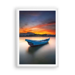 Poster în ramă albă - O noapte bună înainte - 70x100 cm