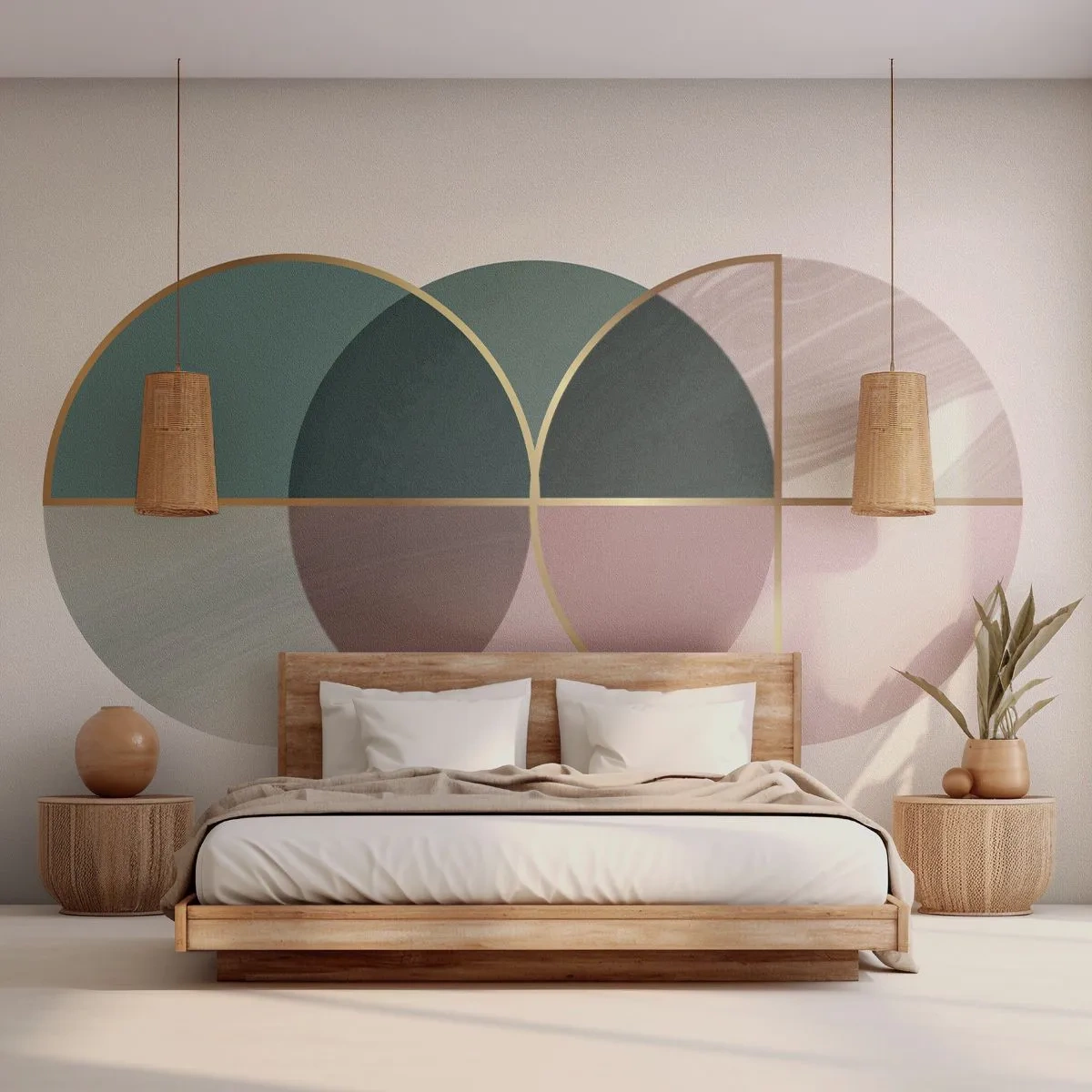 Tapet Premium Sand - Roată cu roată… - Abstracția, Bucată, Model modern - 100x70 cm