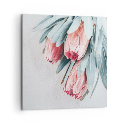 Tablou pe pânză - Rușinate de propria lor frumusețe - 50x50 cm