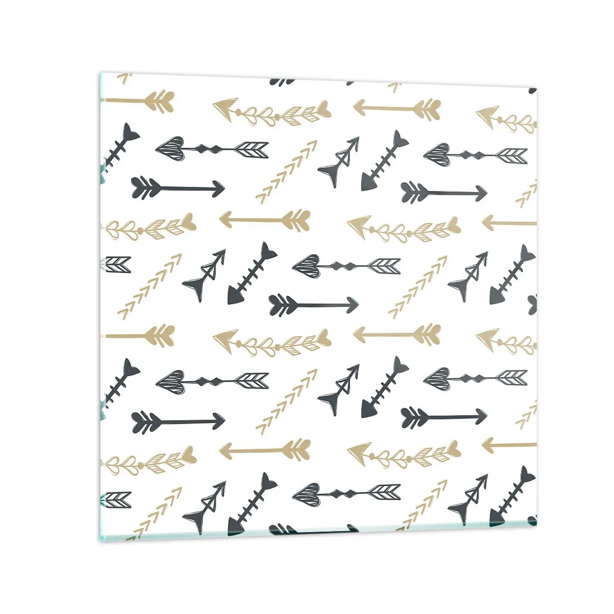 Tablou pe sticlă - Visul arcașului - 50x50 cm