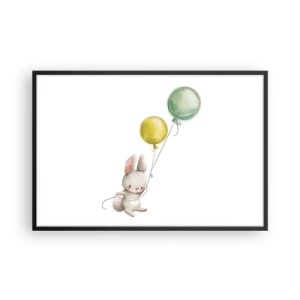 Poster în ramă neagră - Voi zbura și eu! - 91x61 cm