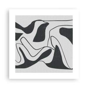 Poster - Distracție abstractă în labirint - 40x40 cm