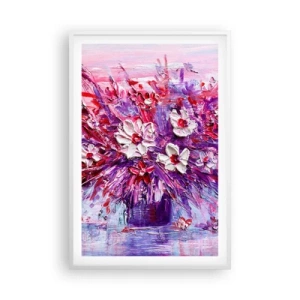 Poster în ramă albă - Inocență și pasiune  - 61x91 cm